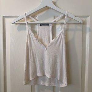 Brandy Melville white cropped tank